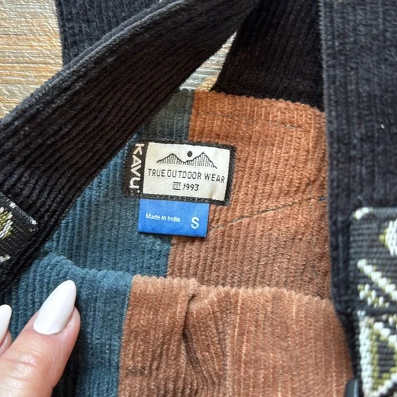 Kavu Two-Tone Jumpsuit - Brown and Green - Picture 2 of 3